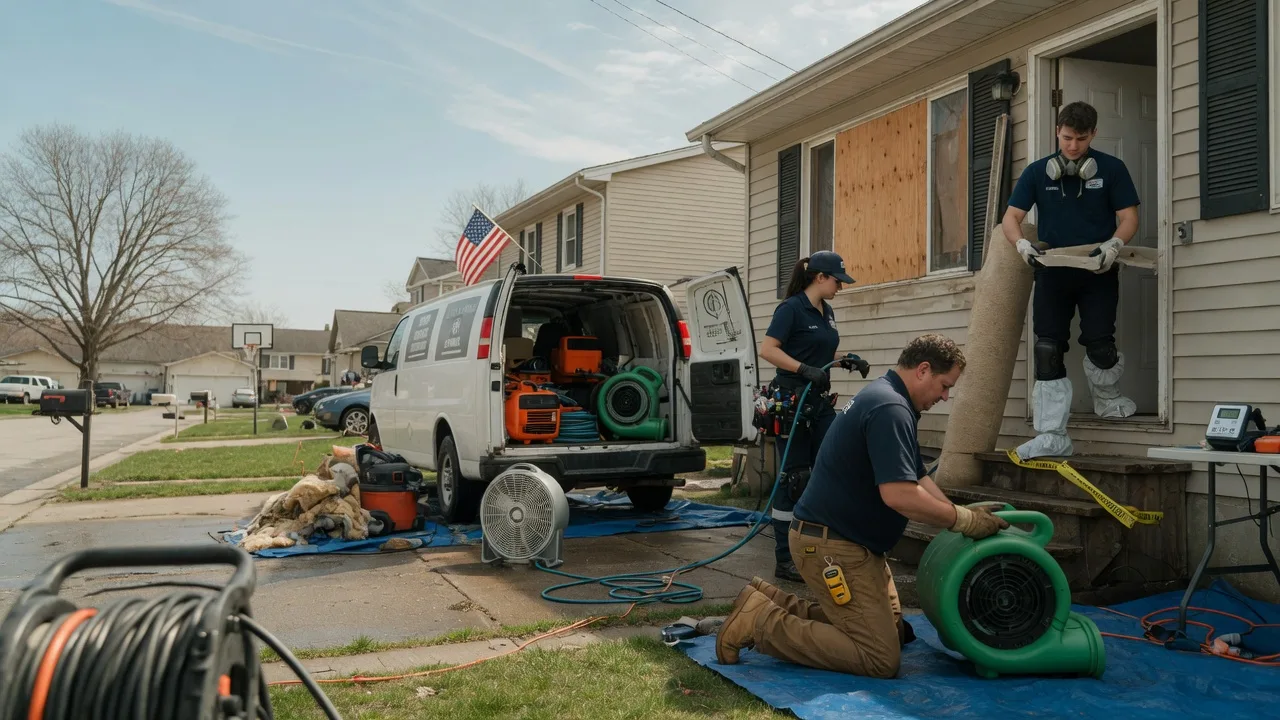 Water Damage Restoration in Mcleod, TX near me